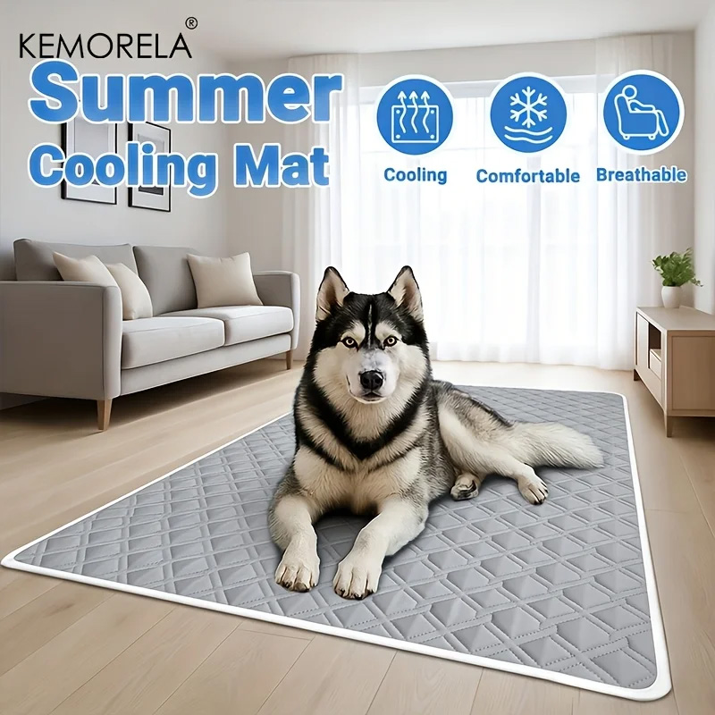 Dog Cooling Mat - KEMORELA 1PC A Pet Cooling Pad