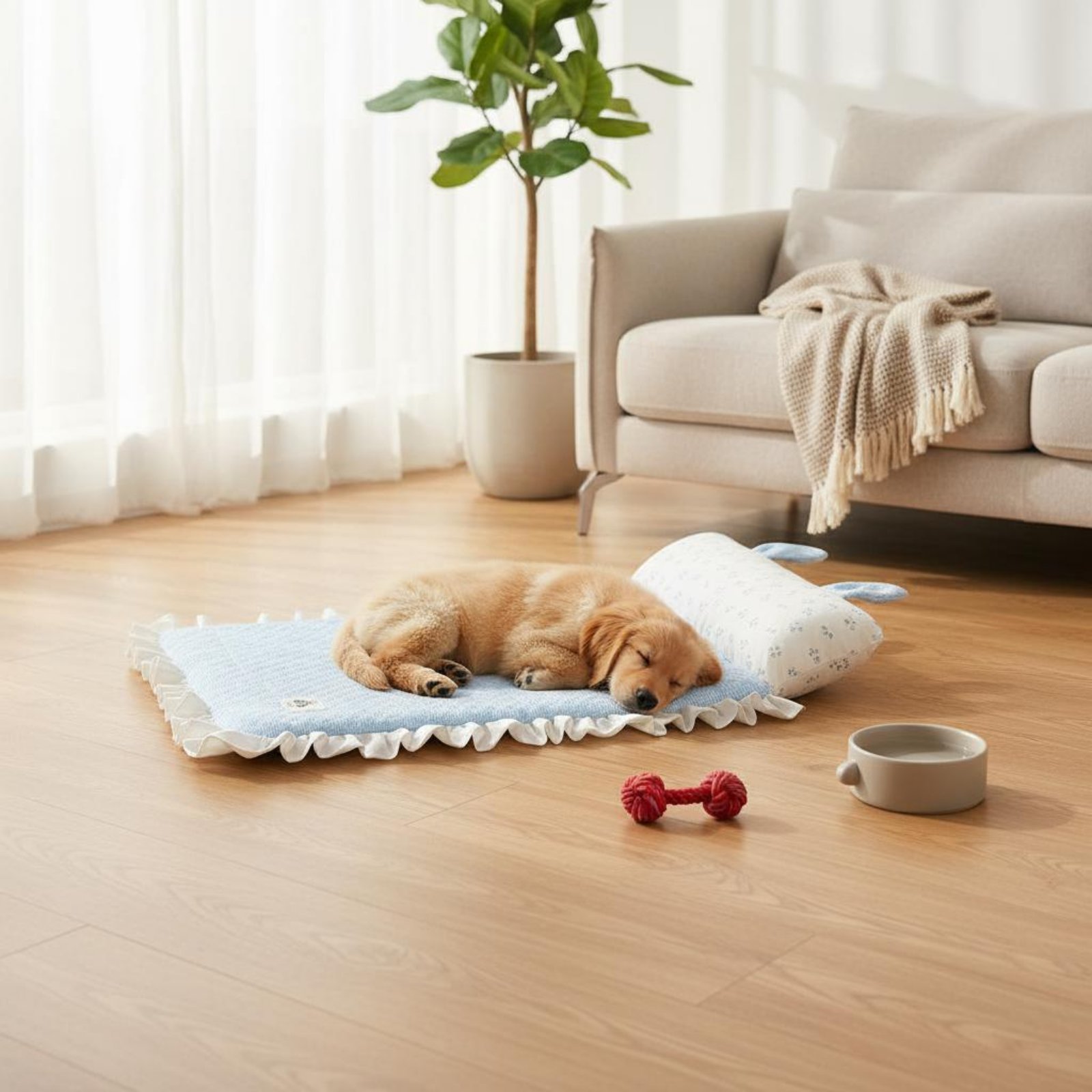 Dog Cooling Mat Cute Ear Pillo - Dog Cooling Mat ulasan dan harga