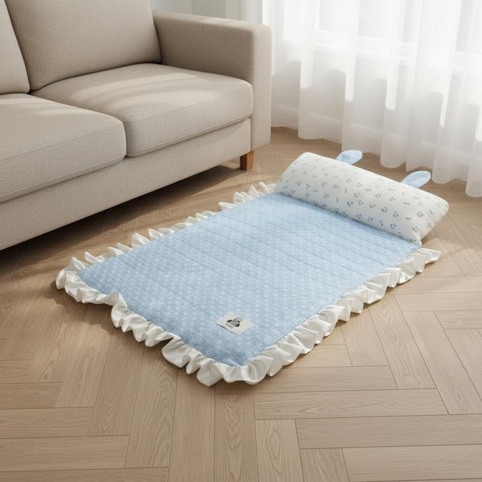 Dog Cooling Mat Cute Ear Pillo - Dog Cooling Mat ulasan dan harga