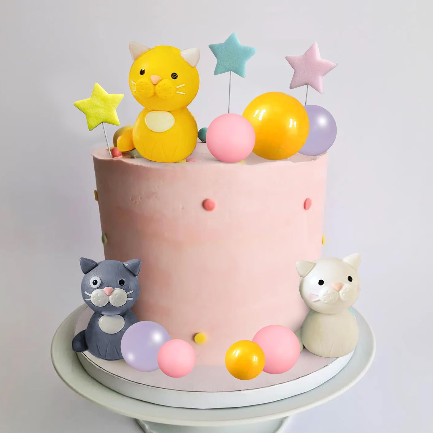 17 PCS Cat Cake Topper Cute Ca - Pet Supplies Outlet ulasan dan harga