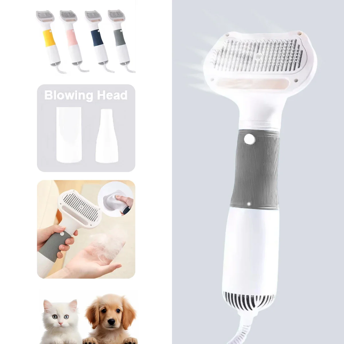 3 in 1 Dog's Dryer Pet Groomin - Pet Supplies Grooming Hours ulasan dan harga