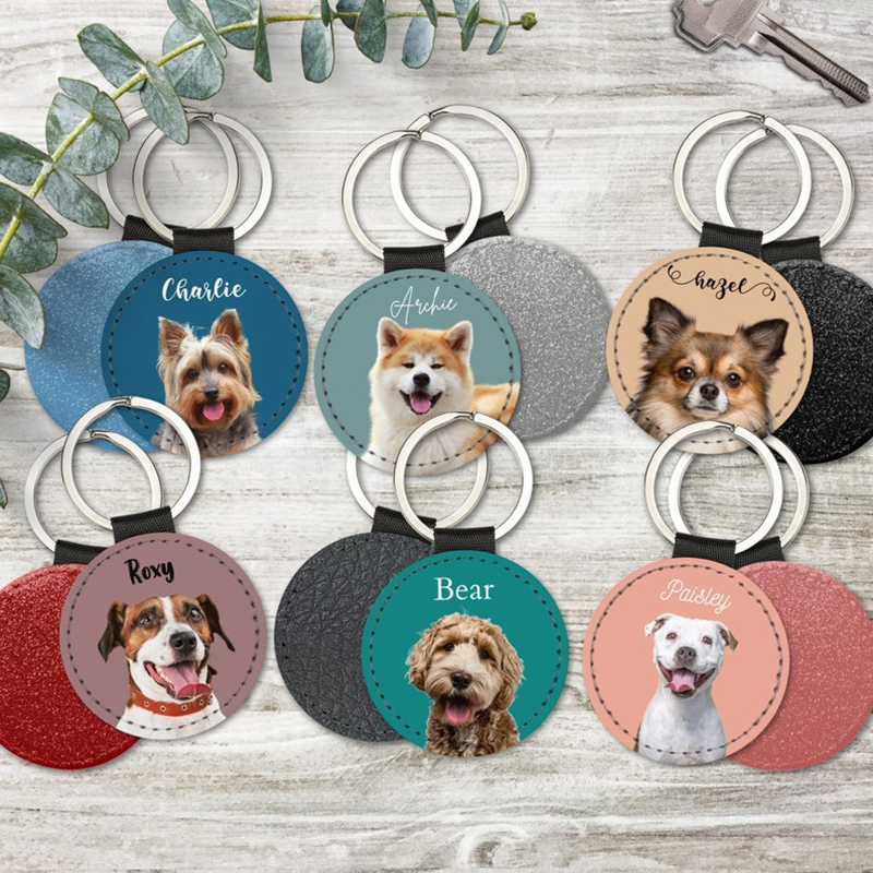Custom Pet Photo Keychain Pers - Pet Supplies Outlet ulasan dan harga