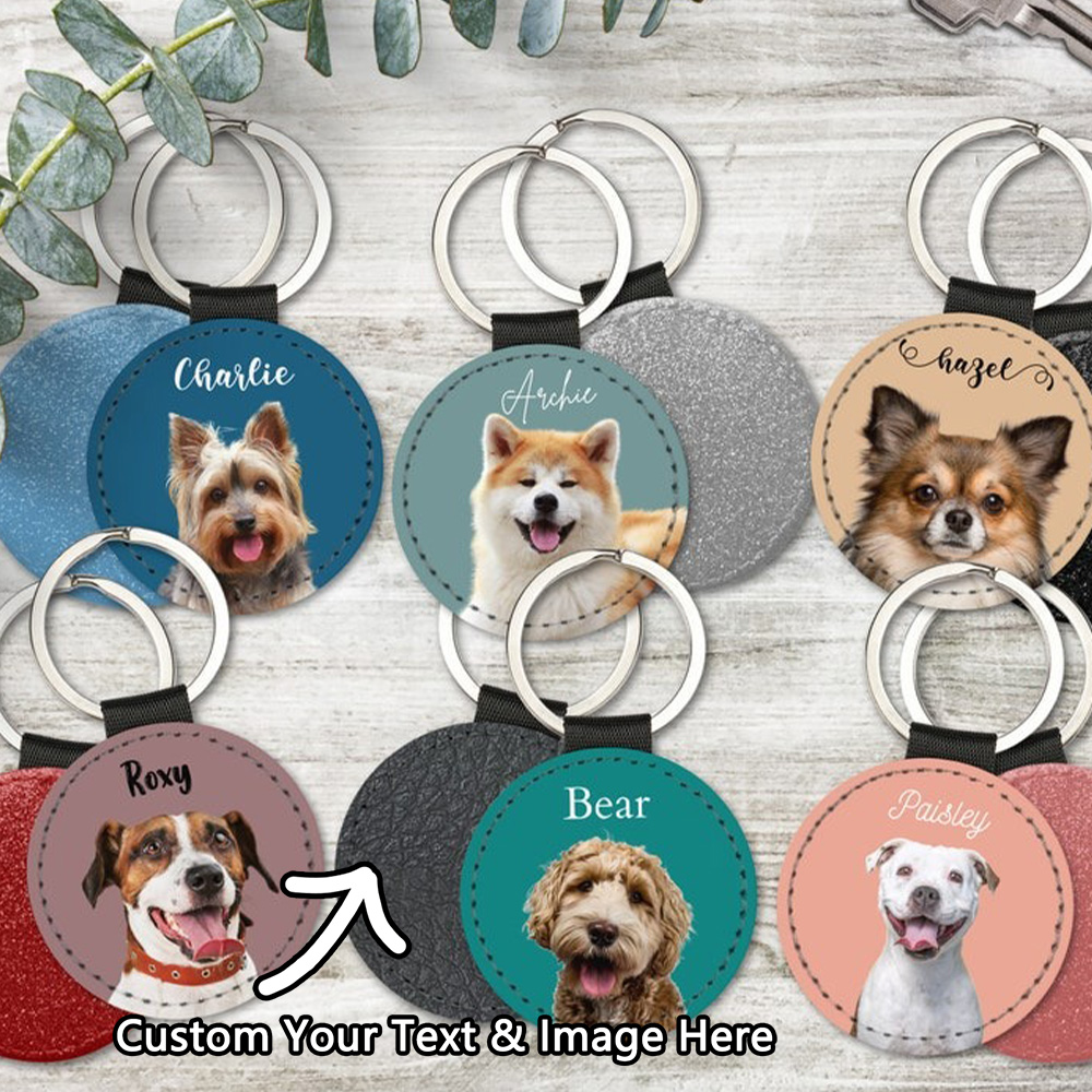 Custom Pet Photo Keychain Pers - Pet Supplies Outlet ulasan dan harga