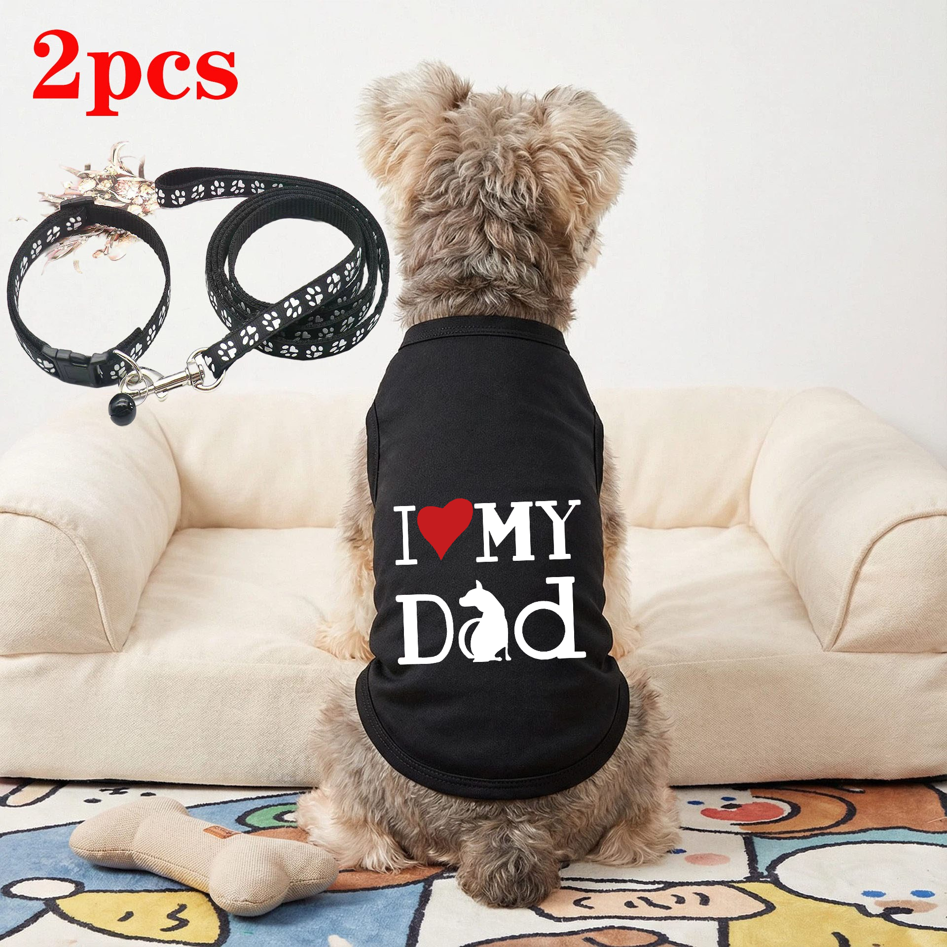 2PCS Pet Clothes for Dogs Pet  - Pet Supplies Jersey ulasan dan harga