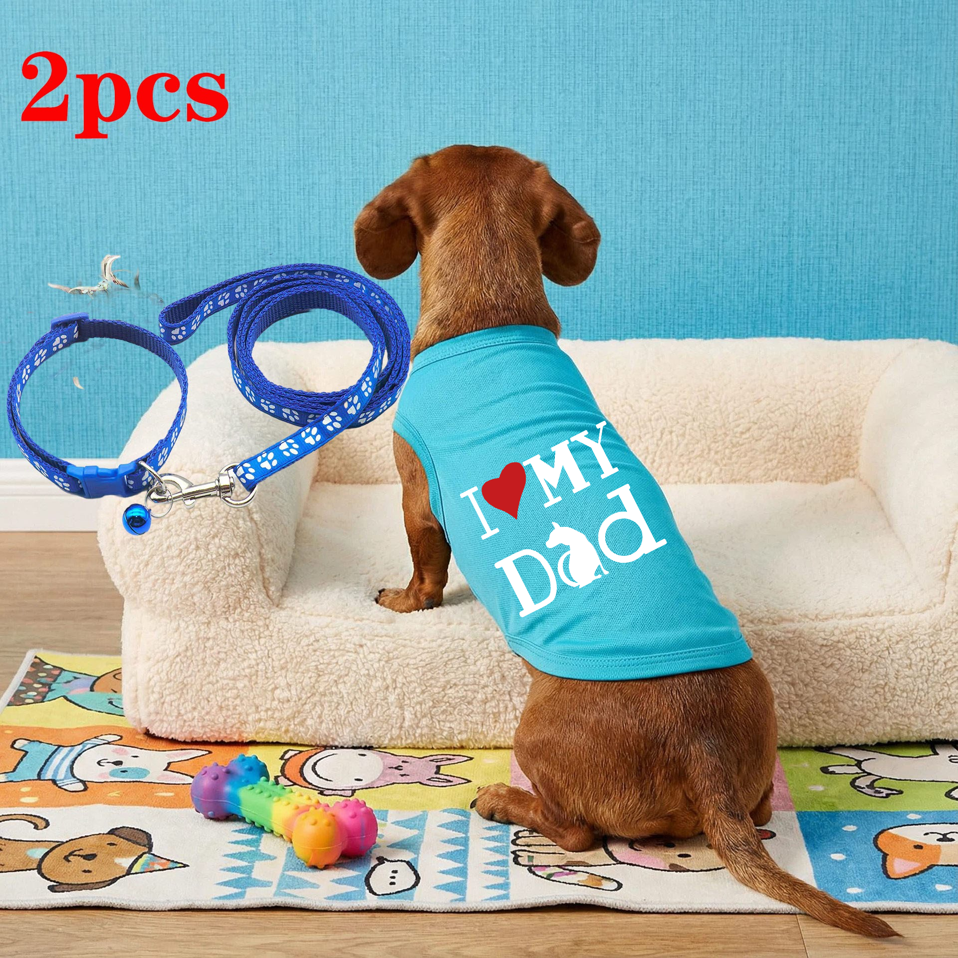2PCS Pet Clothes for Dogs Pet  - Pet Supplies Jersey ulasan dan harga