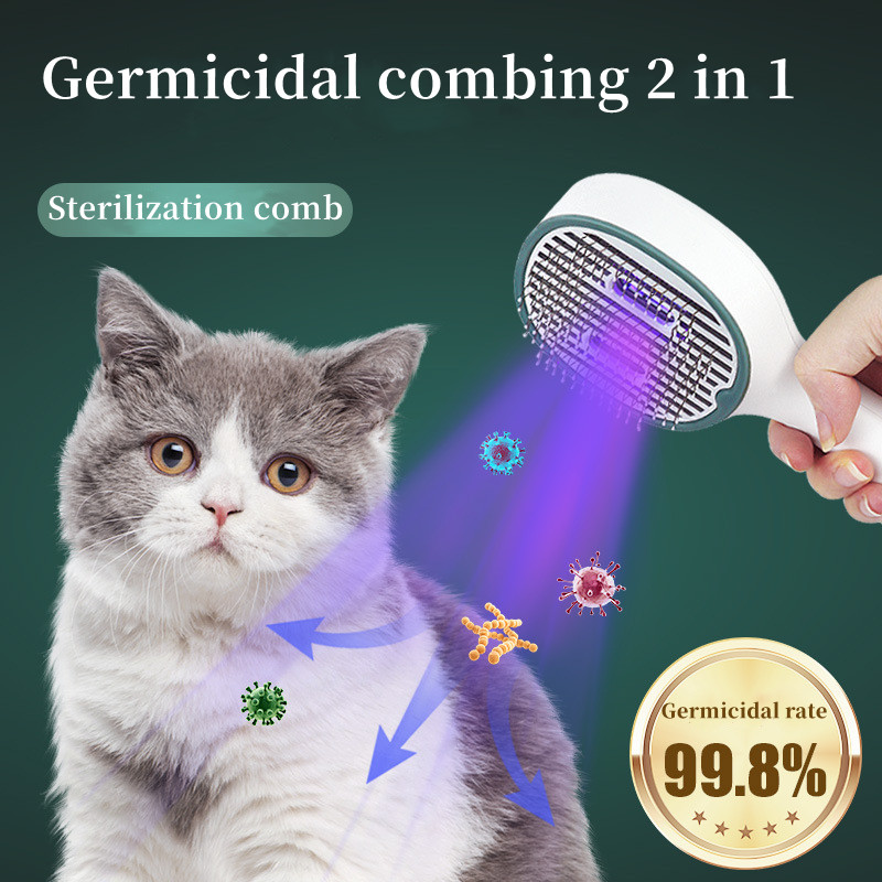 Cat Comb Dog Hair Remover Brus - Pet Supplies Grooming Hours ulasan dan harga