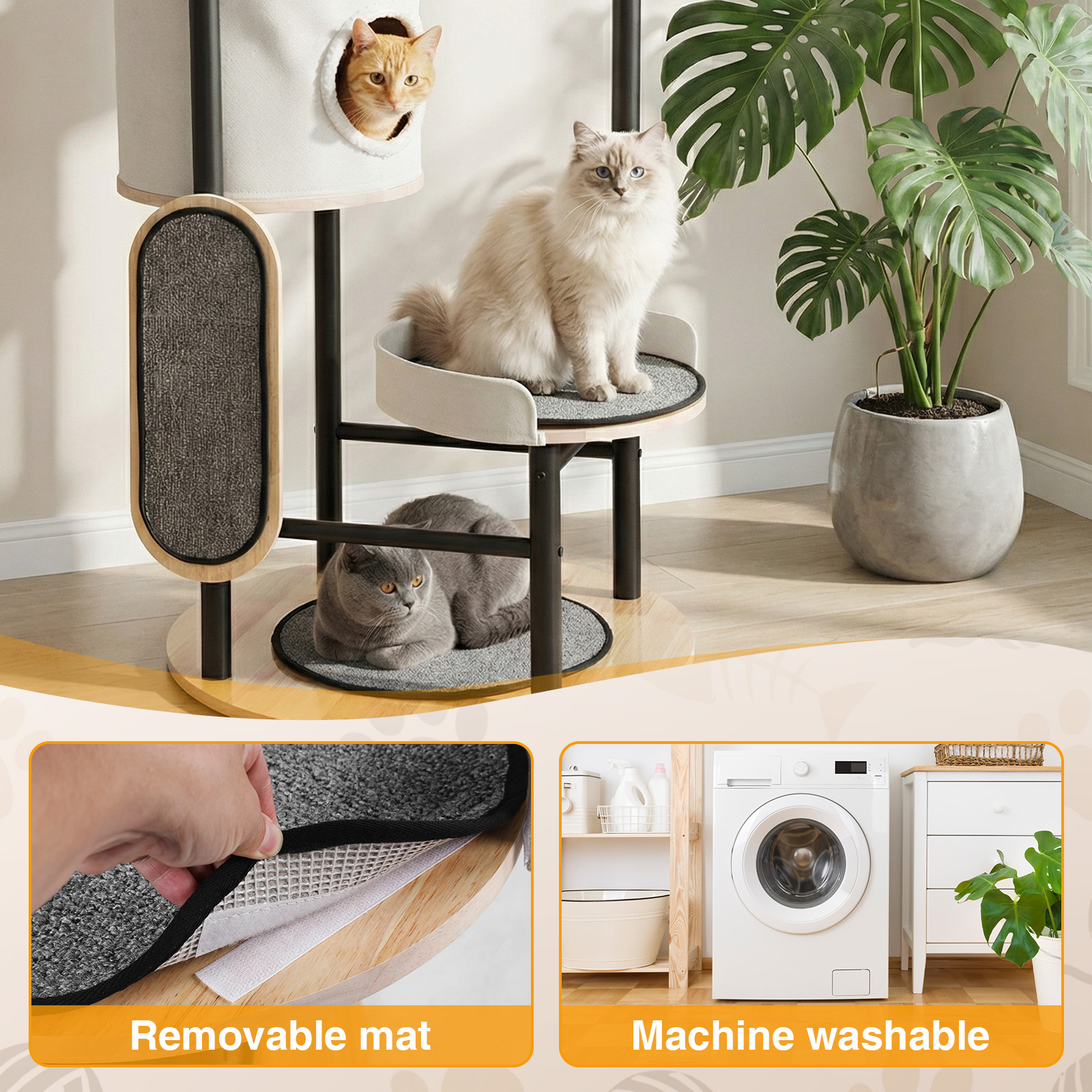 66-Inch Cat Tree with Scratchi - Pet X Supplies & Tack ulasan dan harga