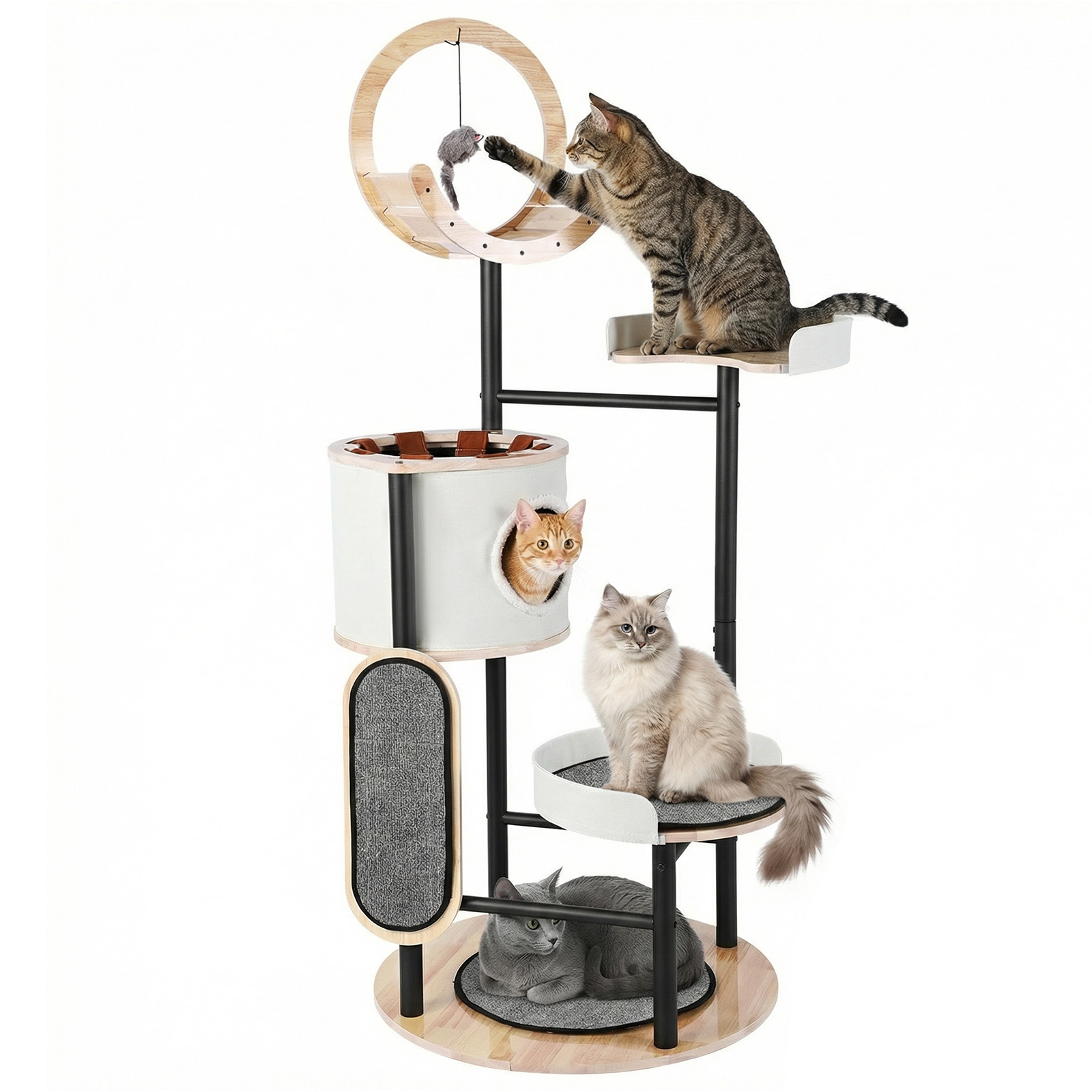 66-Inch Cat Tree with Scratchi - Pet X Supplies & Tack ulasan dan harga