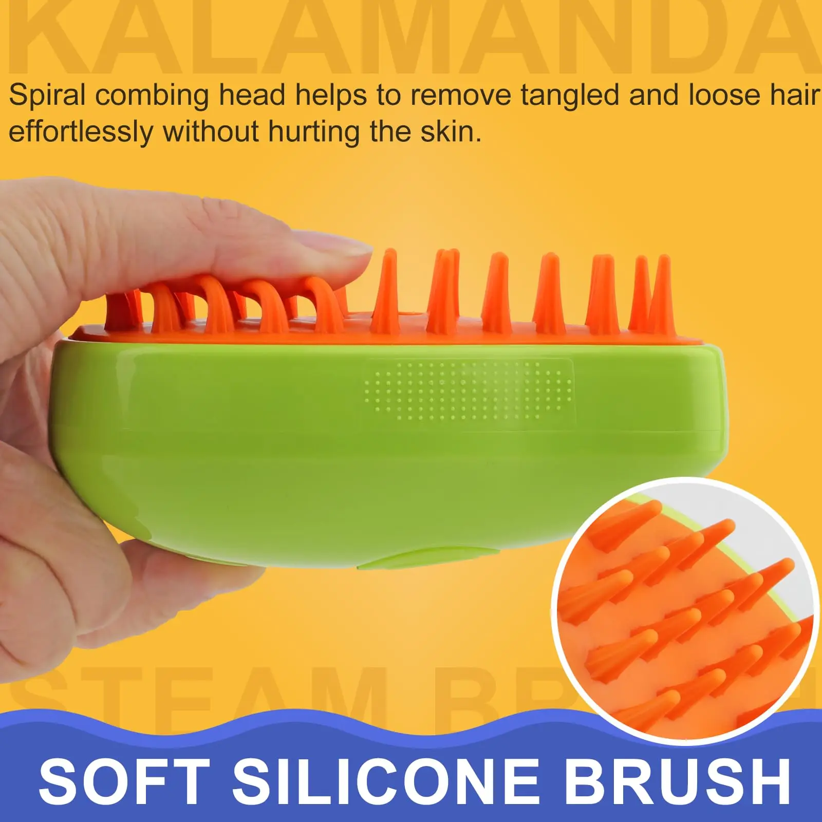 3-in-1 Steamy Brush for Pet Ca - Pet Supplies Grooming Hours ulasan dan harga