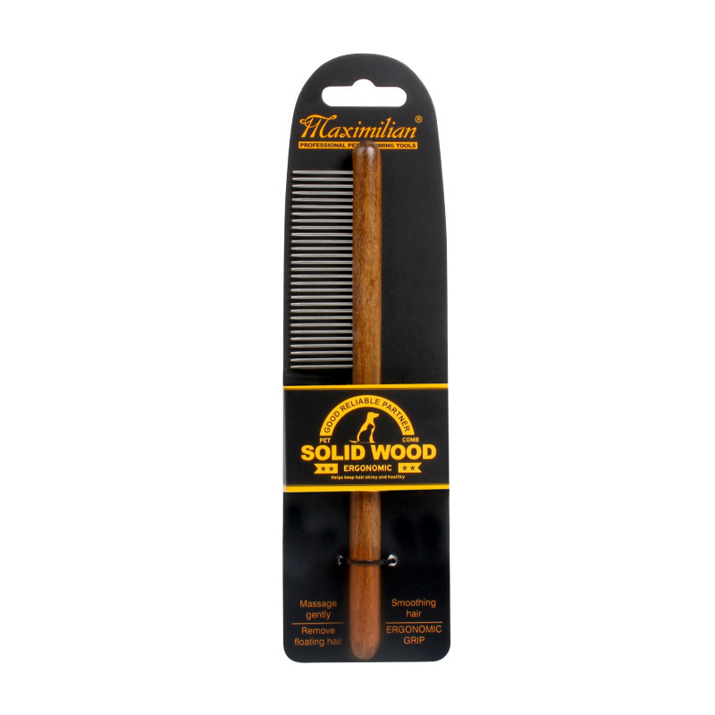 Pet Dog Comb Antique Solid Woo - Pet X Supplies & Tack ulasan dan harga