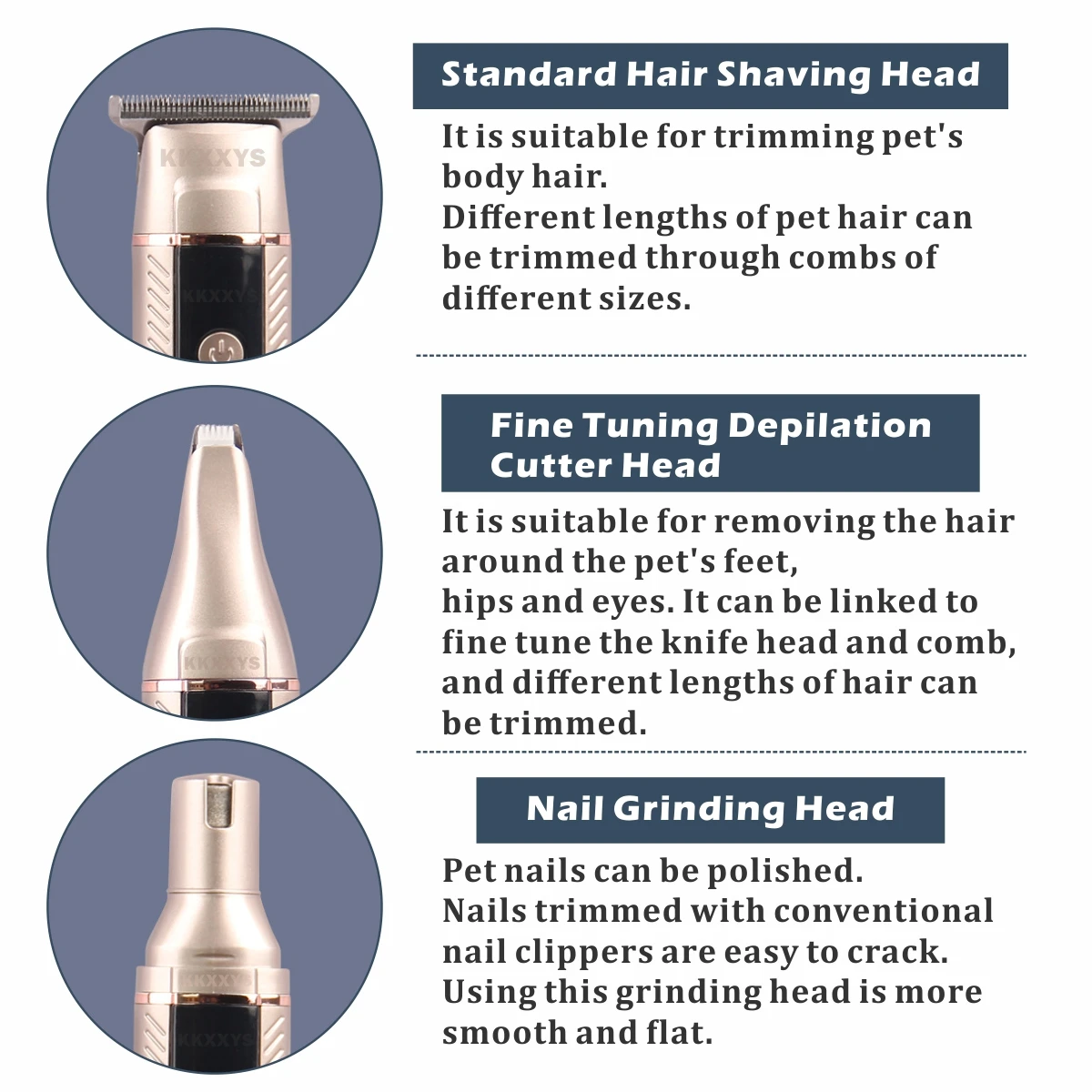 Pet Hair Trimmer 3in1 Professi - Pet Supplies Grooming Hours ulasan dan harga