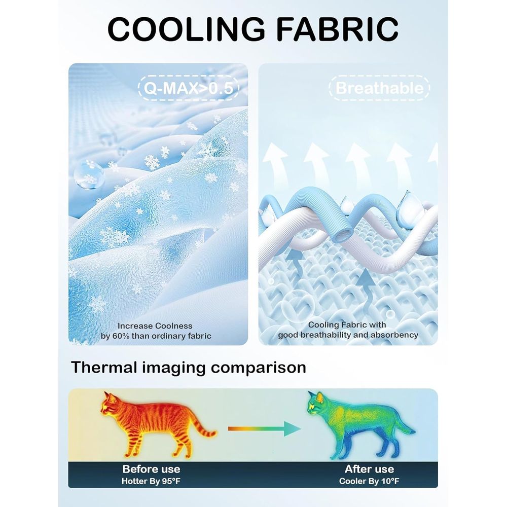 Dog Cooling Mat, Reversible Se - Dog Cooling Mat ulasan dan harga