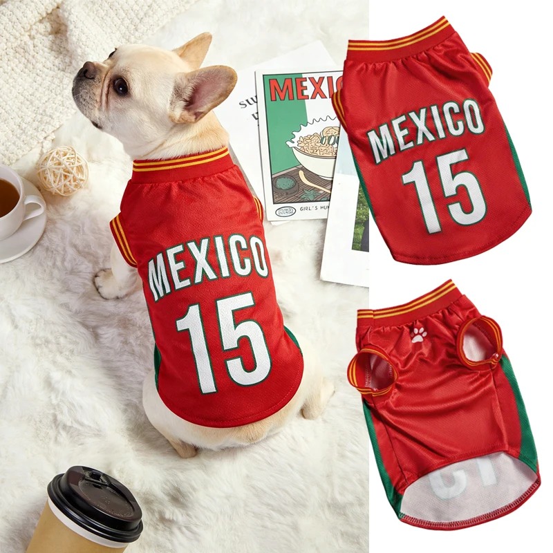 Breathable Mesh Pet Jersey Sum - Pet Supplies Jersey ulasan dan harga