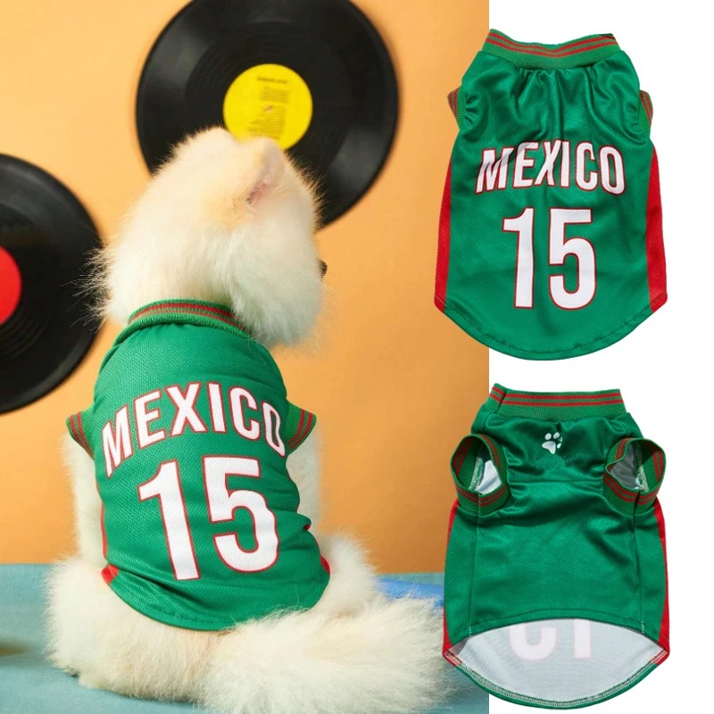 Breathable Mesh Pet Jersey Sum - Pet Supplies Jersey ulasan dan harga