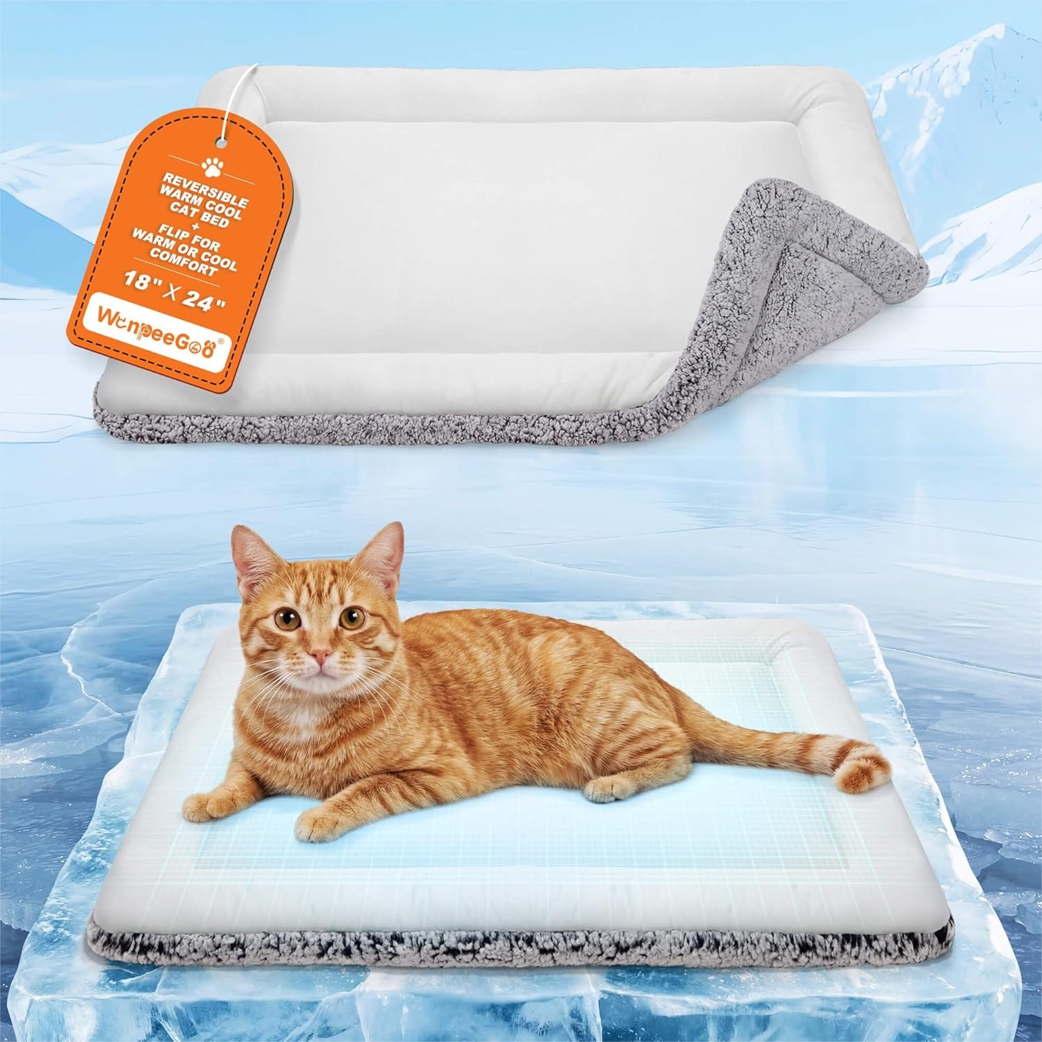 Reversible Cat Cooling Mat Sel - Dog Cooling Mat ulasan dan harga