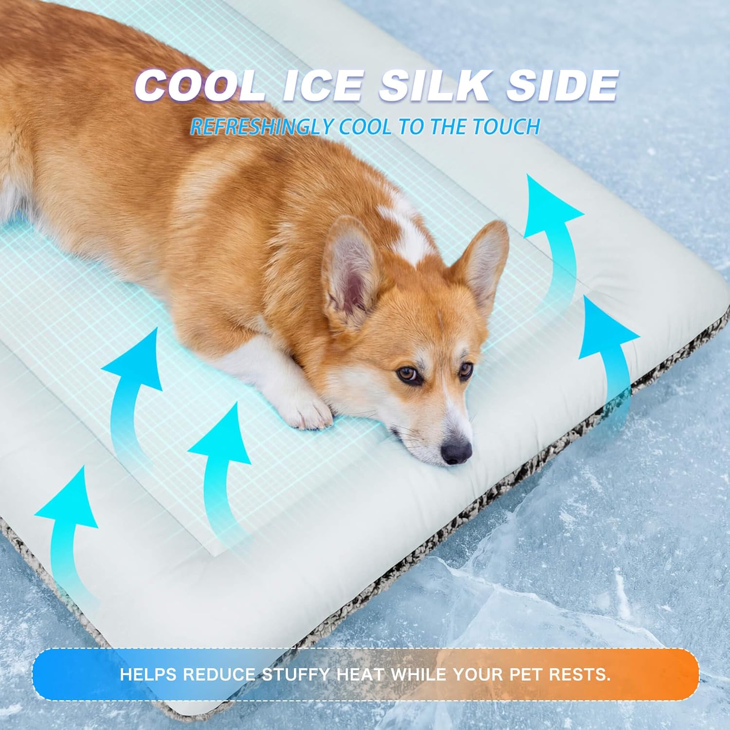 Reversible Cat Cooling Mat Sel - Dog Cooling Mat ulasan dan harga