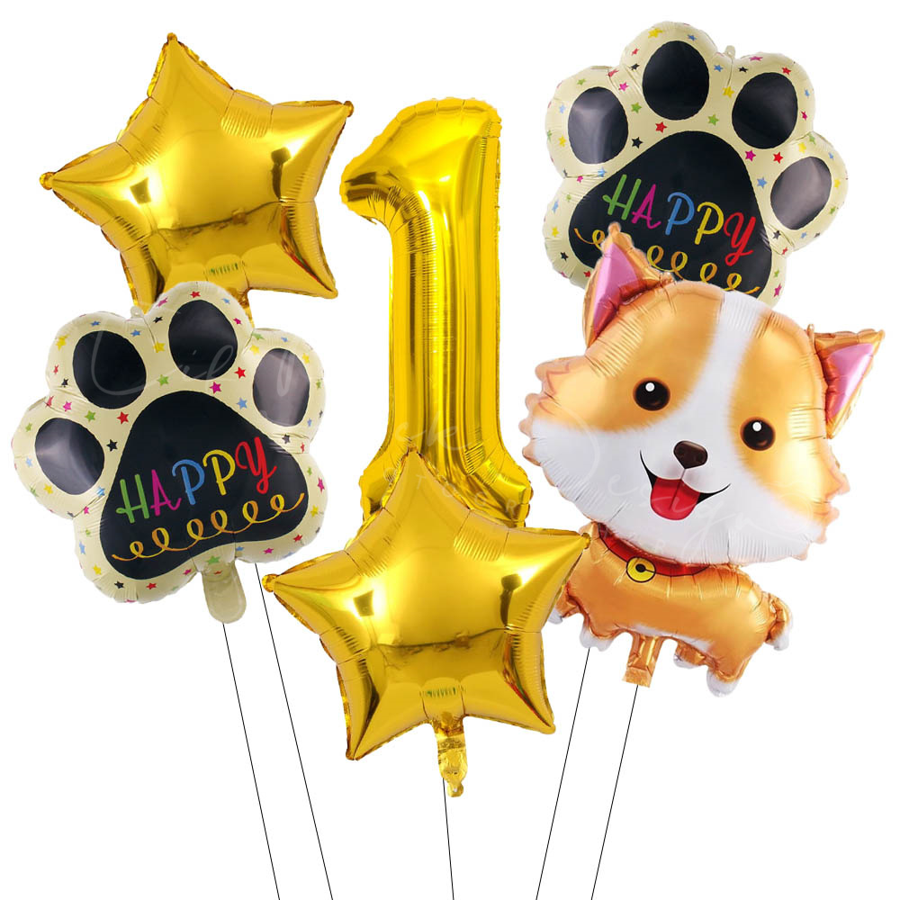 6pcs Corgi Aluminum Foil Ballo - Pet Supplies Outlet ulasan dan harga