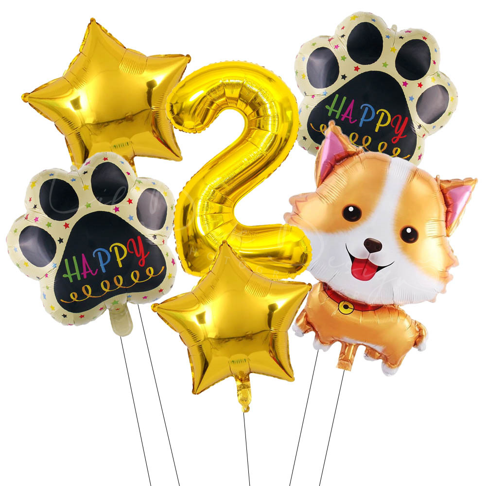6pcs Corgi Aluminum Foil Ballo - Pet Supplies Outlet ulasan dan harga