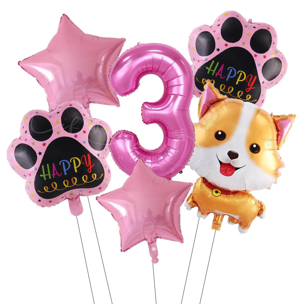 6pcs Corgi Aluminum Foil Ballo - Pet Supplies Outlet ulasan dan harga