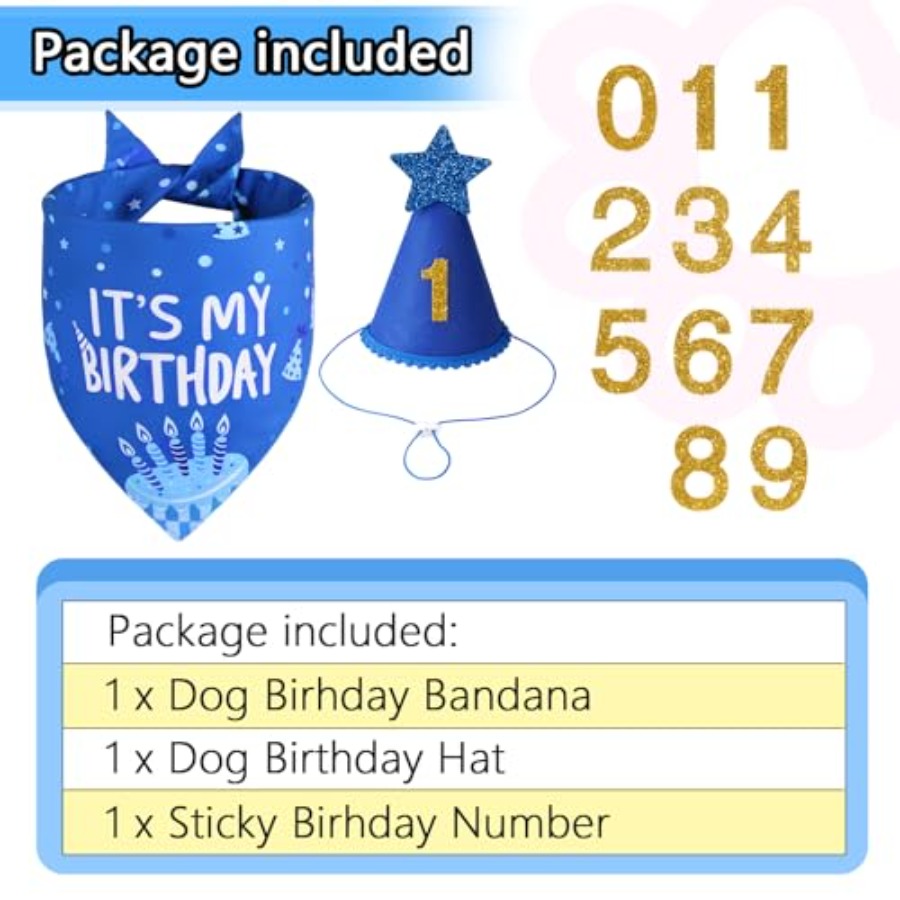 Dog Birthday Party Supplies, B - Pet X Supplies & Tack ulasan dan harga