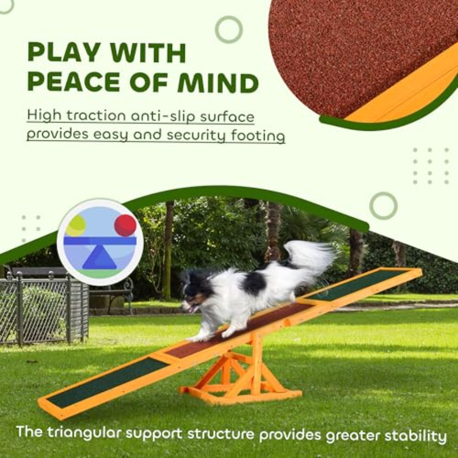Wooden Dog Agility Seesaw for  - Pet X Supplies & Tack ulasan dan harga