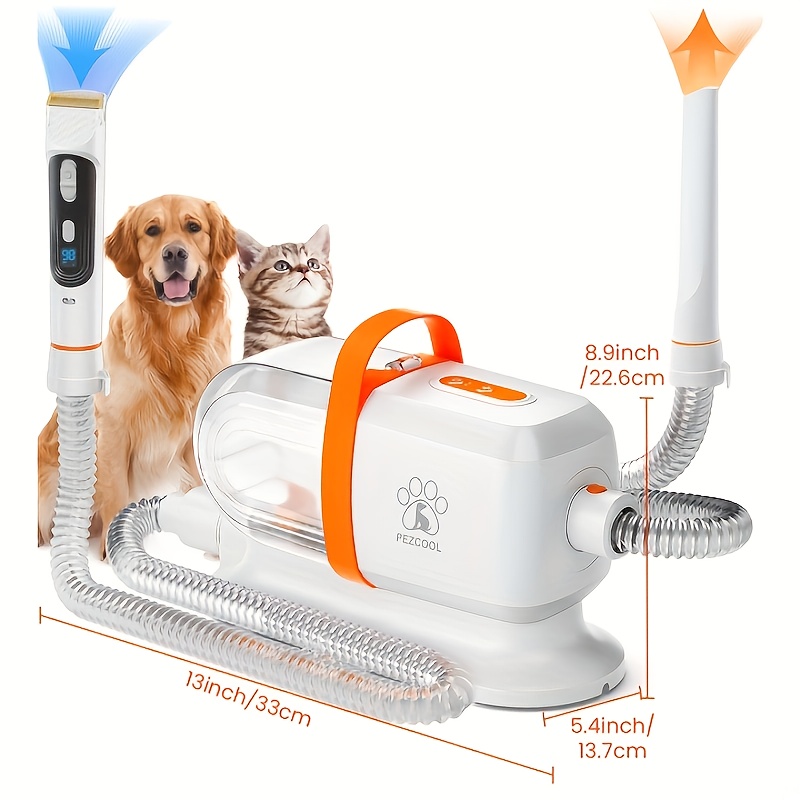 8-in-1 Dog Grooming Vacuum for - Pet Supplies Grooming Hours ulasan dan harga