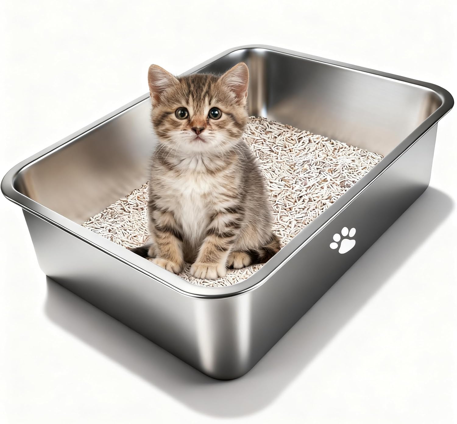 Stainless Steel Cat Litter Box - Pet X Supplies & Tack ulasan dan harga