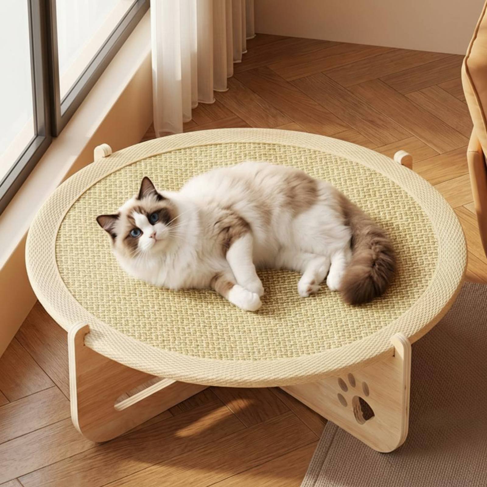 Feline Scratcher Bed Two-in-Si - Dog Cooling Mat ulasan dan harga