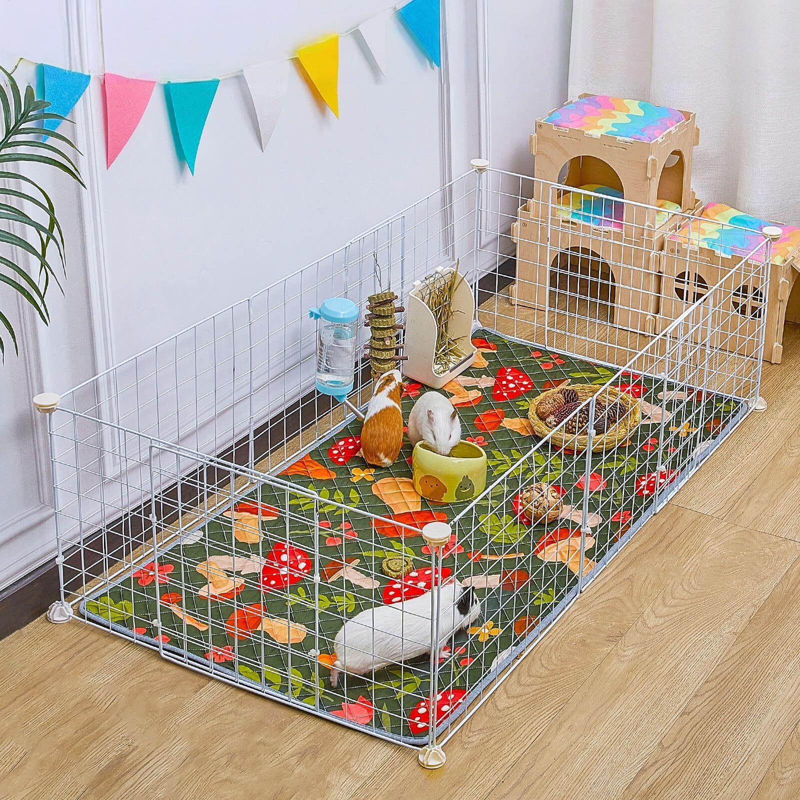 Bunny Cage Liner Washable Abso - Hedgehog Bedding Liner ulasan dan harga
